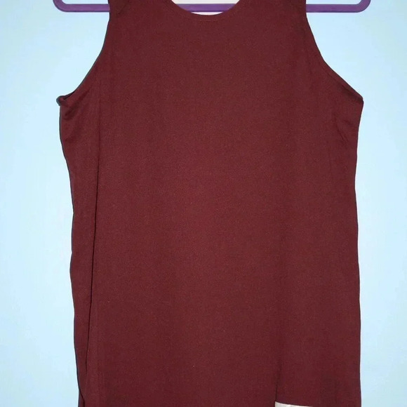 Champion Fully Reversable Women's Small Tank Top Jersey Maroon and White NWOT - Picture 2 of 16
